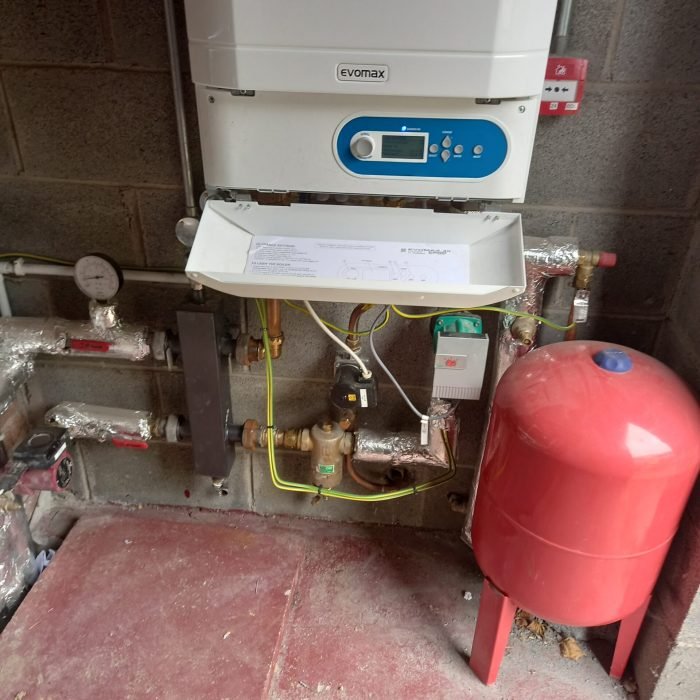 Commercial boiler installation